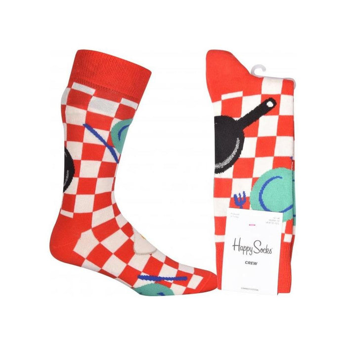 Early Bird Socks, Red-Happy Socks-UNDERU