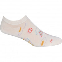 3-Pack Cherry Mates Trainer Socks, Pink/White/Yellow-Happy Socks-UNDERU