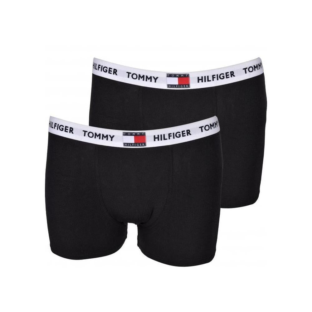 2-Pack Organic Cotton Luxe Logo Boys Boxer Trunks, Black-Tommy Hilfiger-UNDERU