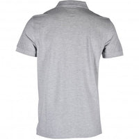 Solid Pique Polo Shirt, Grey Melange-GANT-UNDERU