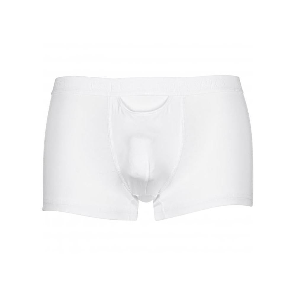 Organic Cotton Boxer Trunk, White-Panos Emporio-UNDERU