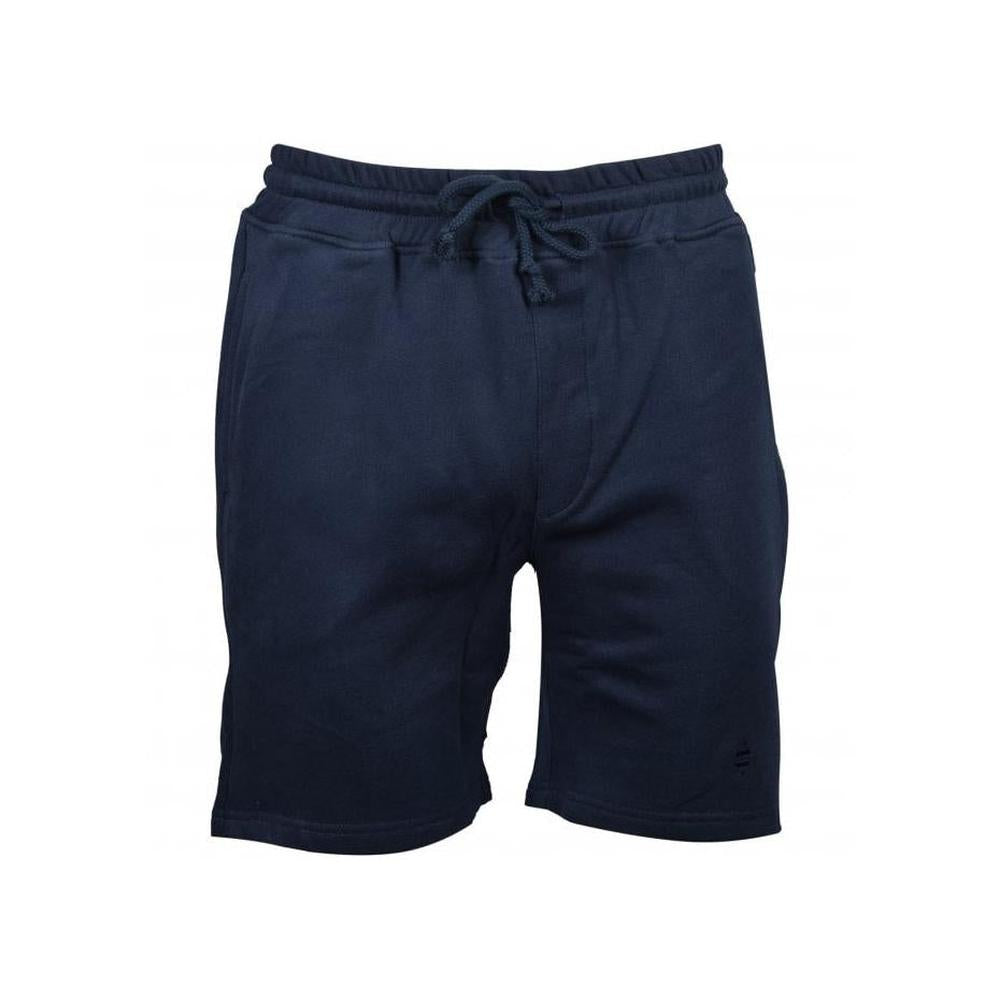 Heavy Cotton Jogging Shorts, Navy-Panos Emporio-UNDERU