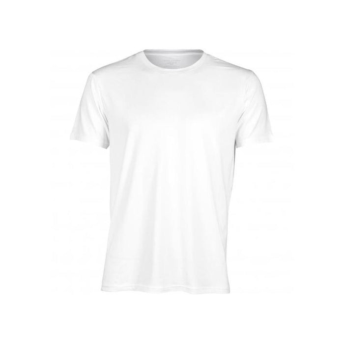 Bamboo Cotton Crew-Neck T-Shirt, White-Panos Emporio-UNDERU