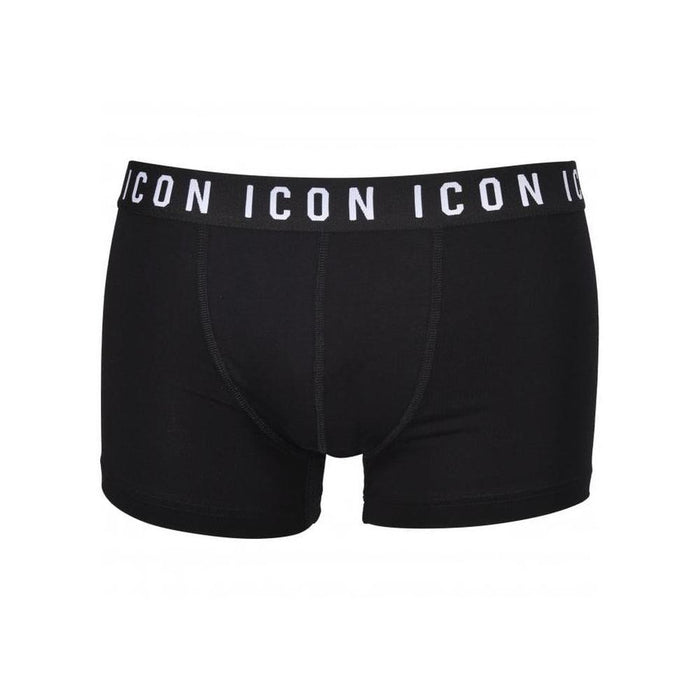 ICON Logo Boxer Trunk, Black-DSquared2-UNDERU
