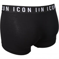 ICON Logo Boxer Trunk, Black-DSquared2-UNDERU