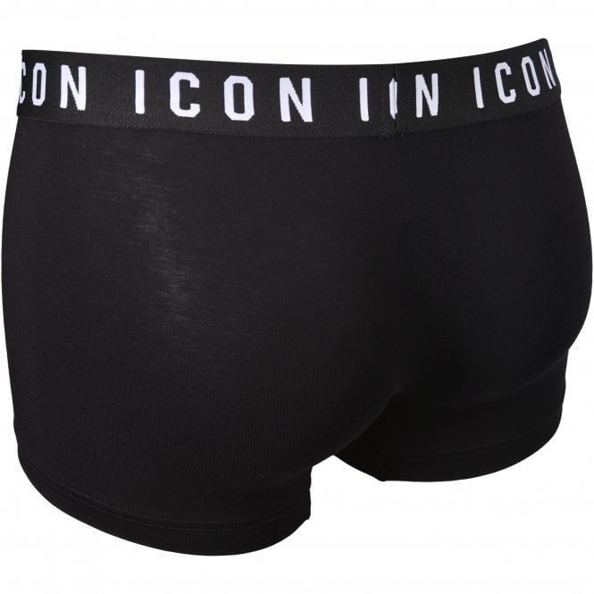 ICON Logo Boxer Trunk, Black-DSquared2-UNDERU