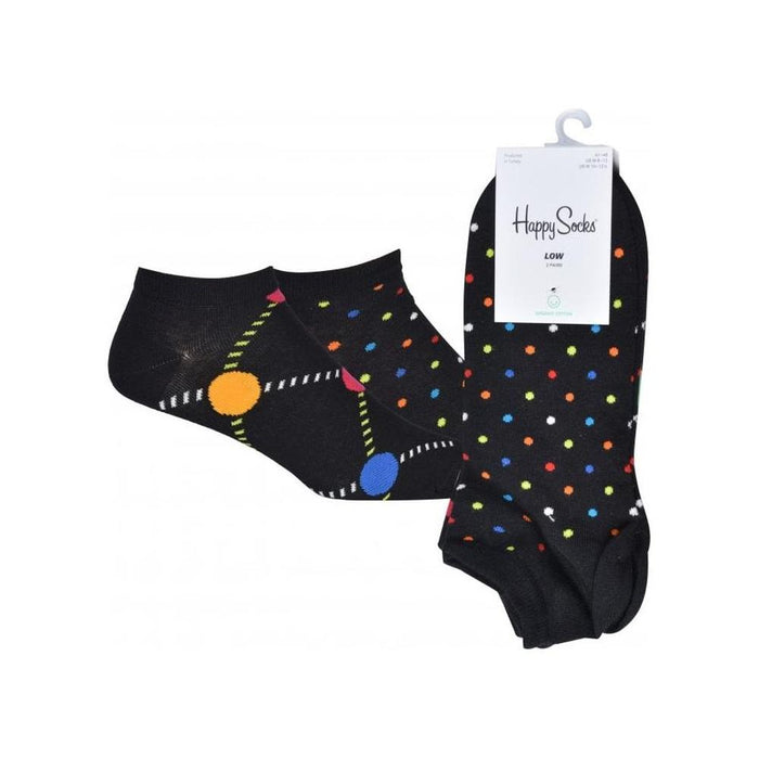 2-Pack Dot Lover Trainer Socks, Black/multi-Happy Socks-UNDERU