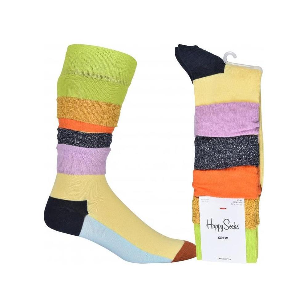 Funky Times Multi-Textured Socks, Multi-Happy Socks-UNDERU