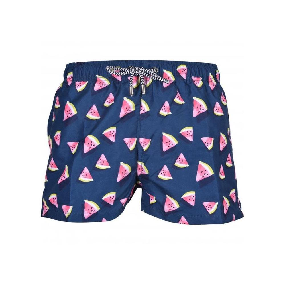 Watermelon Swim Shorts, Navy-Franks-UNDERU