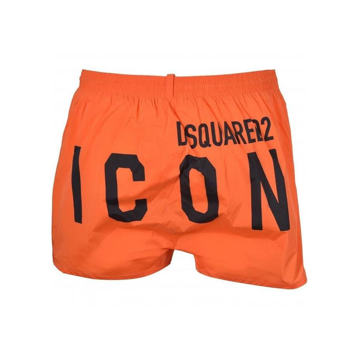 ICON Swim Shorts, Orange/black-DSquared2-UNDERU