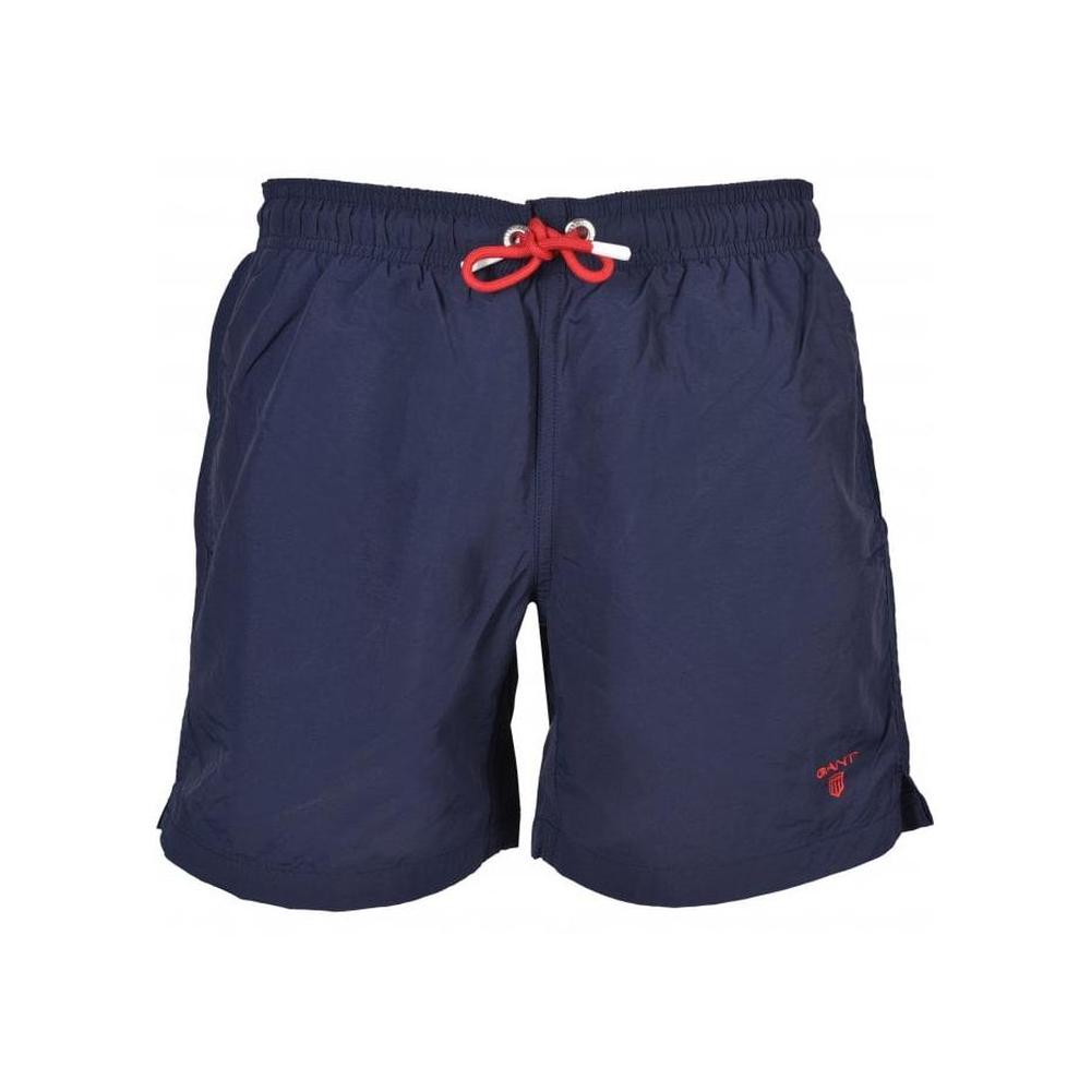 Classic Boys Swim Shorts, Navy-GANT-UNDERU