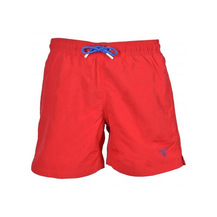 Classic Boys Swim Shorts, Red-GANT-UNDERU