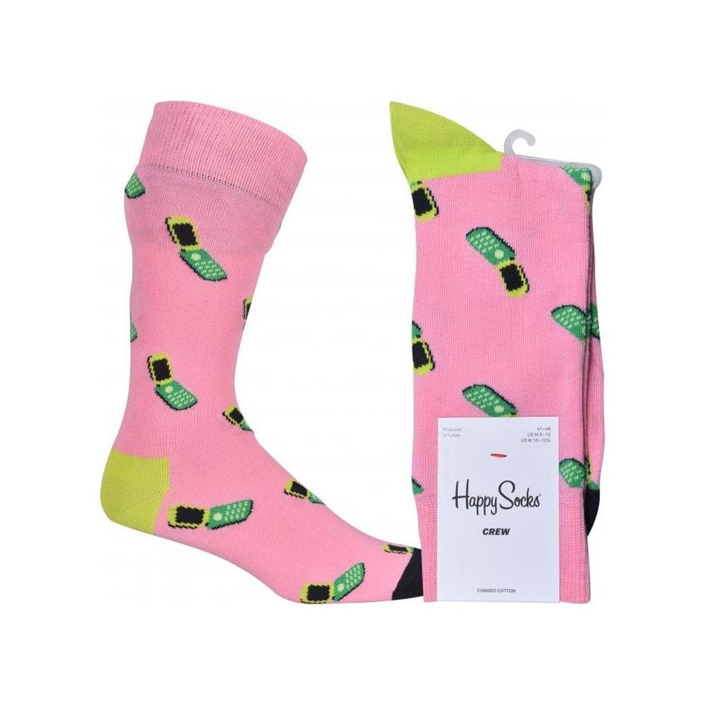 Call Me Maybe Socks, Pink-Happy Socks-UNDERU