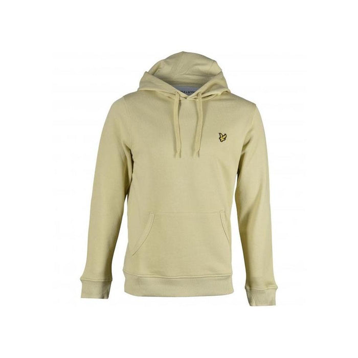Jersey Pullover Hoodie, Natural Green-Lyle & Scott-UNDERU