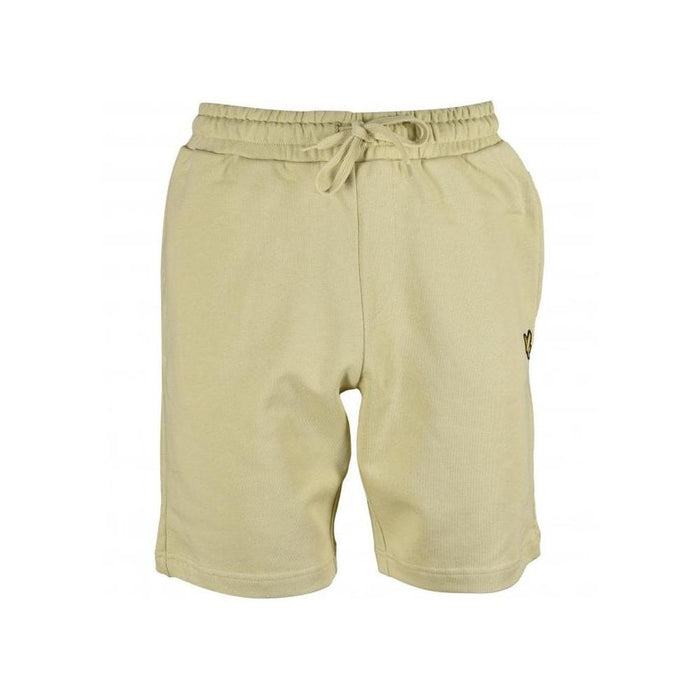 Jersey Track Shorts, Natural Green-Lyle & Scott-UNDERU