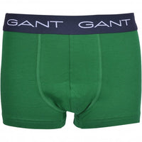 3-Pack Rugby Stripe Boys Boxer Trunks, Green/Navy-GANT-UNDERU