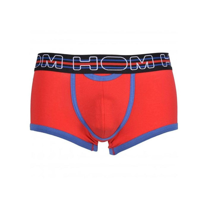 Cotton Up Sports Contrast Boxer Trunk, Red-HOM-UNDERU