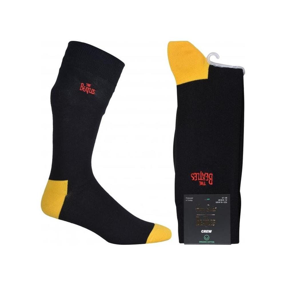 The Beatles Socks, Black/yellow-Happy Socks-UNDERU