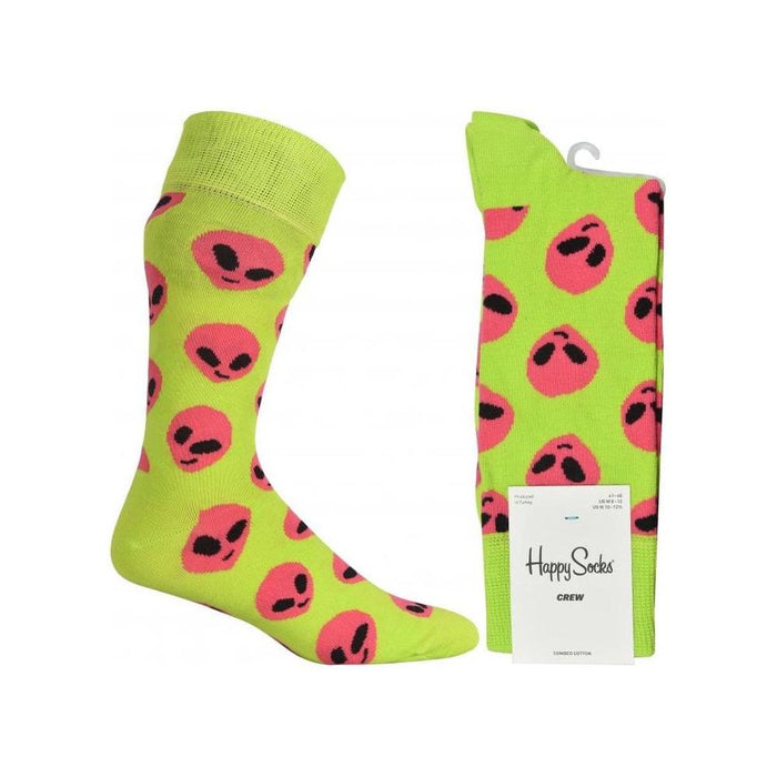 Alien Socks, Green/pink-Happy Socks-UNDERU