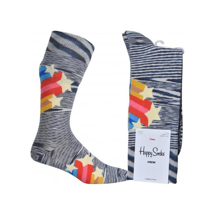 Shooting Stars Socks, Navy/multi-Happy Socks-UNDERU