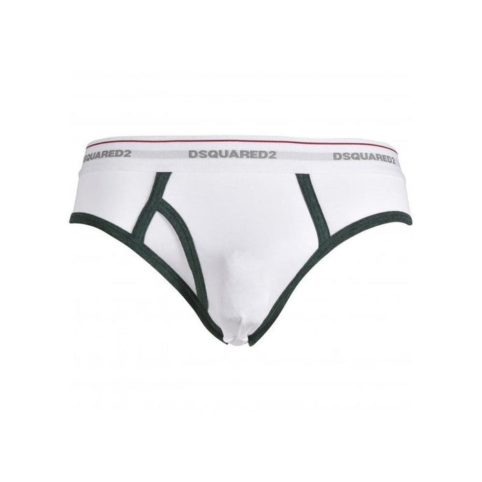 Get The F**k Out Of Here Brief, White/green-DSquared2-UNDERU