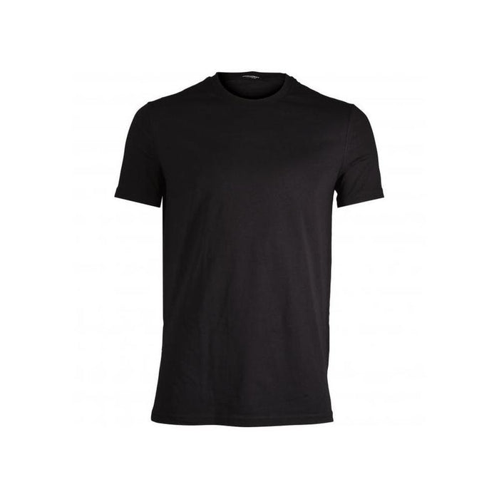 Cotton Stretch Crew-Neck T-Shirt, Black-DSquared2-UNDERU
