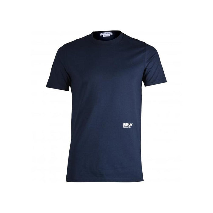 Second Life Print T-Shirt, Navy-Replay-UNDERU