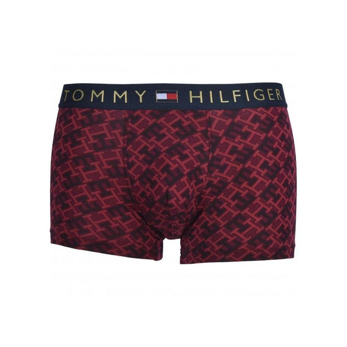 Logo Monogram Boxer Trunk Gift Set, Burgundy-Tommy Hilfiger-UNDERU