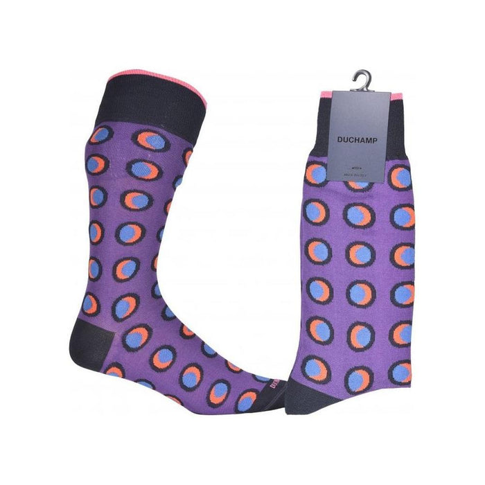 Duchamp-Disc Socks, Purple-UNDERU