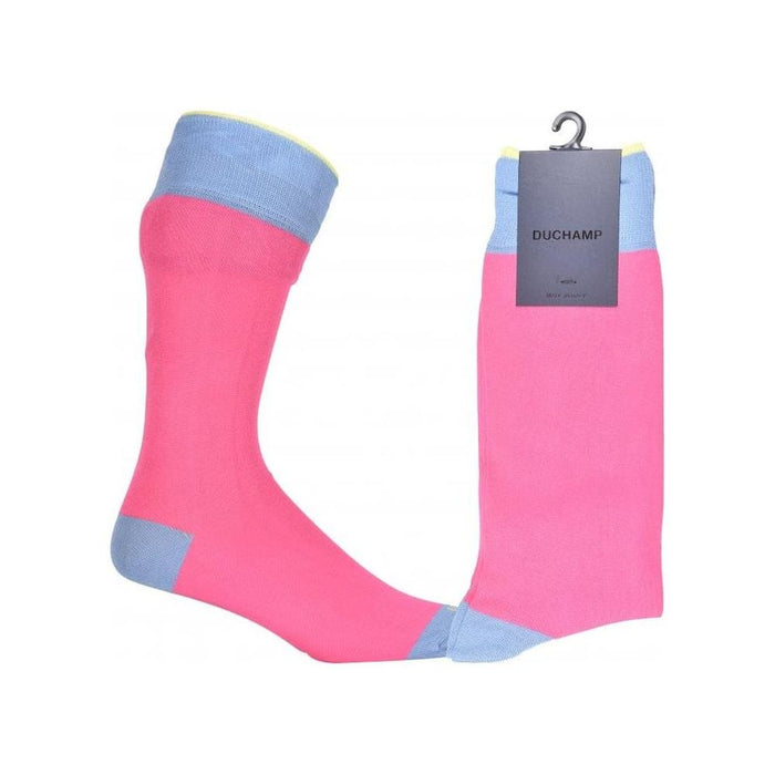 Duchamp-Heel & Toe Bamboo Socks, Raspberry Rose-UNDERU