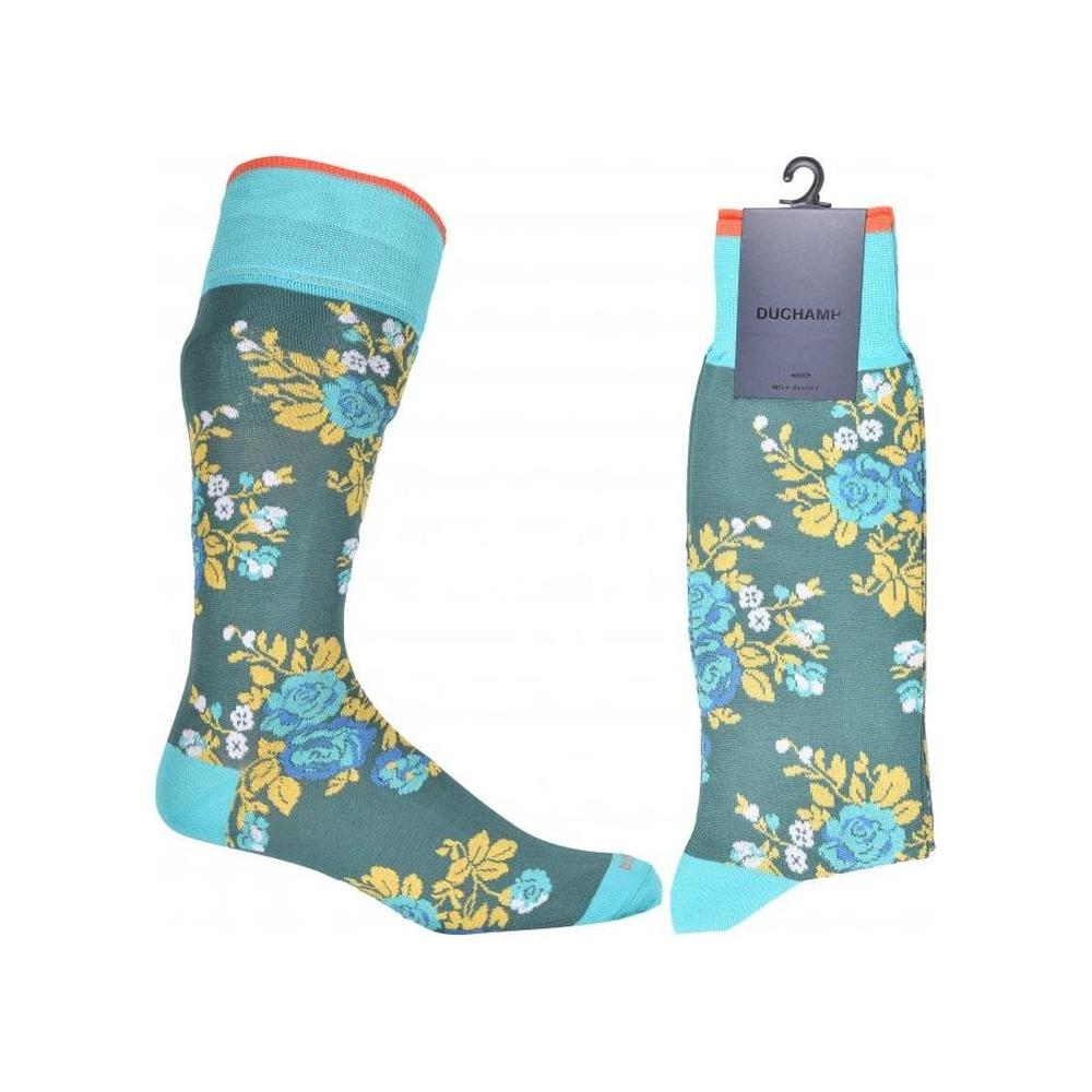 Duchamp-Rose Socks, Teal/turquoise-UNDERU