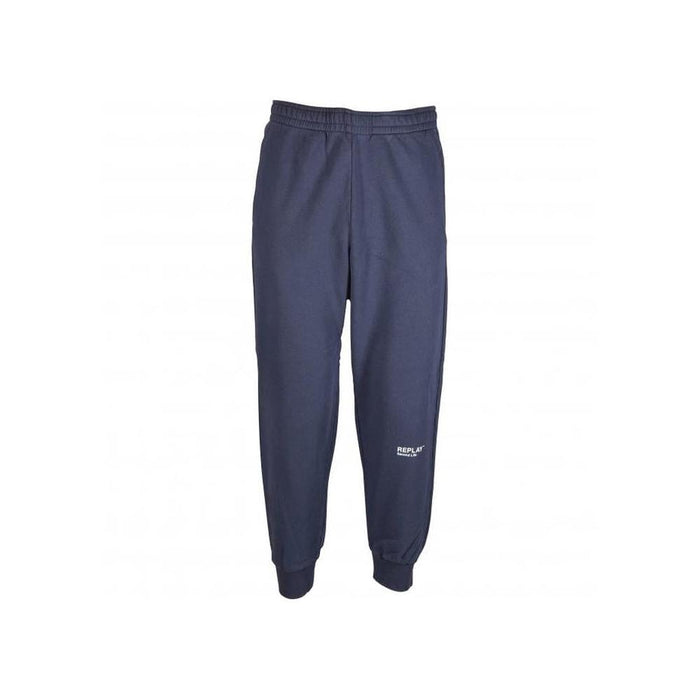 Replay-Second Life Print Jogging Bottoms, Navy-UNDERU