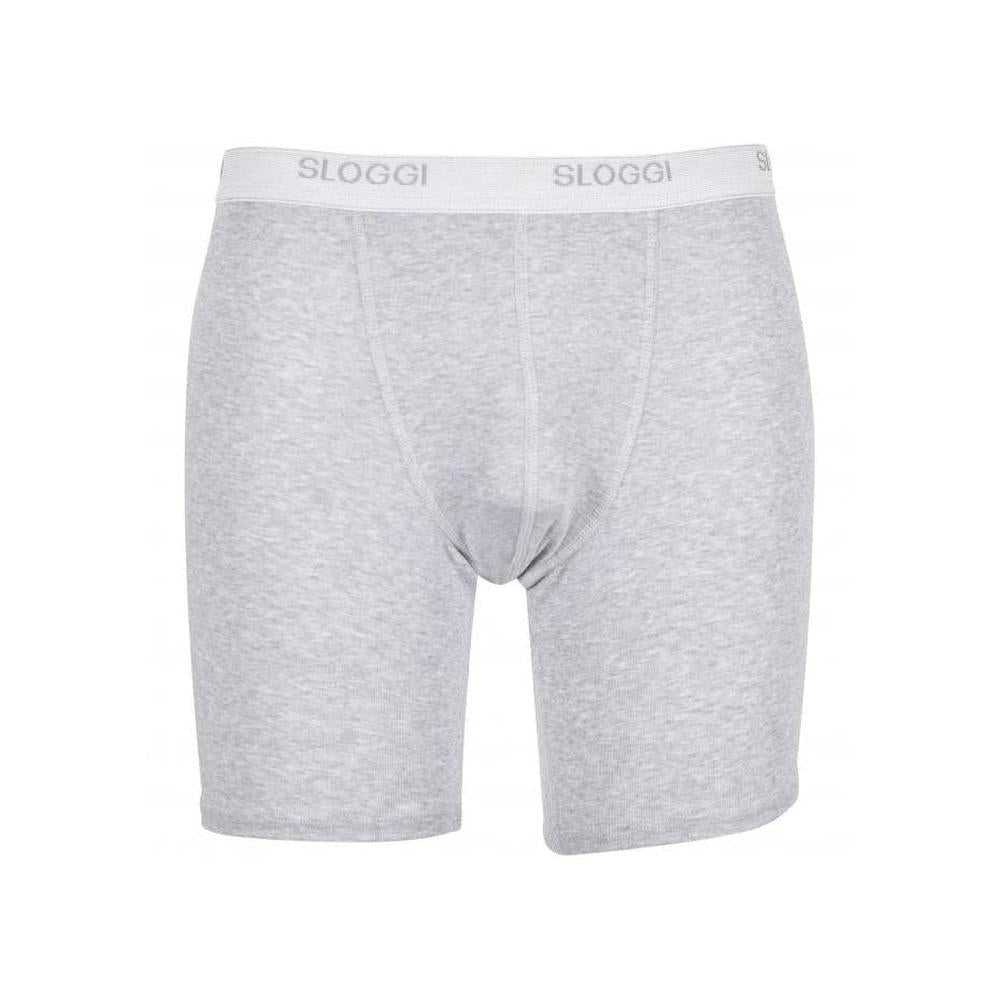 Sloggi-Basic Boxer Briefs, Grey Heather Melange-UNDERU