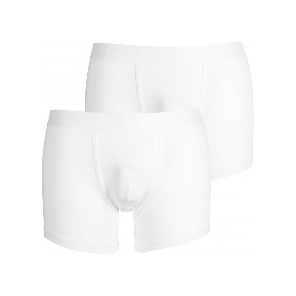 2-Pack Stretch Cotton Boxer Briefs, White-Ermenegildo Zegna-UNDERU