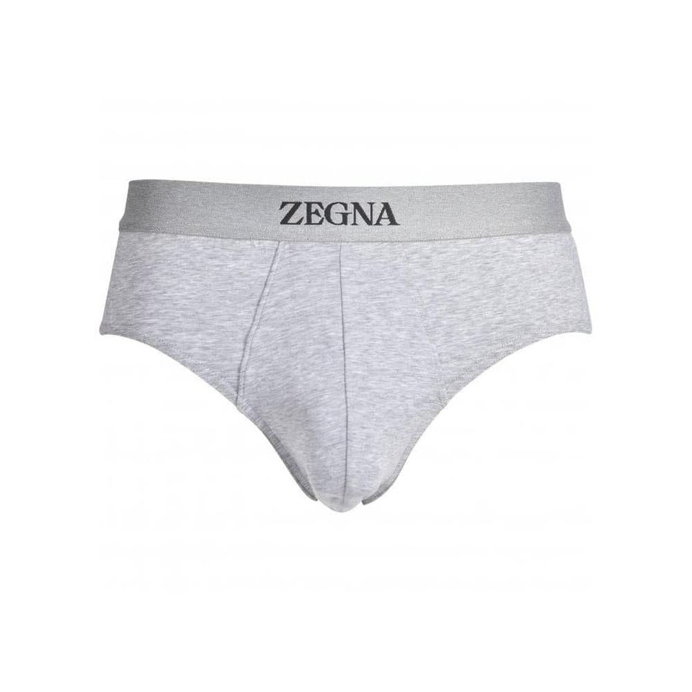 Stretch Cotton Midi Brief, Grey Melange-Ermenegildo Zegna-UNDERU