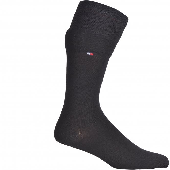 2-Pack Argyle & Solid Socks, Black-Tommy Hilfiger-UNDERU