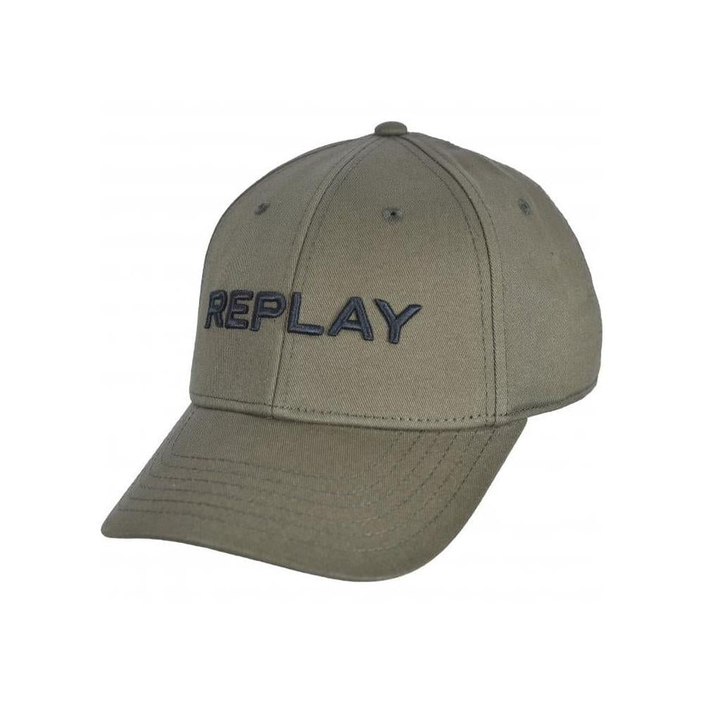 Replay-Classic Logo Baseball Cap, Khaki/black-UNDERU
