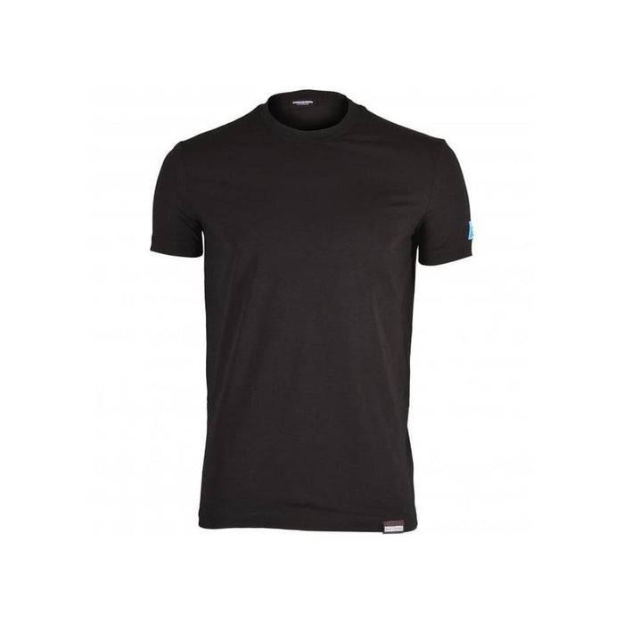 DSquared2-ICON Logo Patch T-Shirt, Black/blue-UNDERU