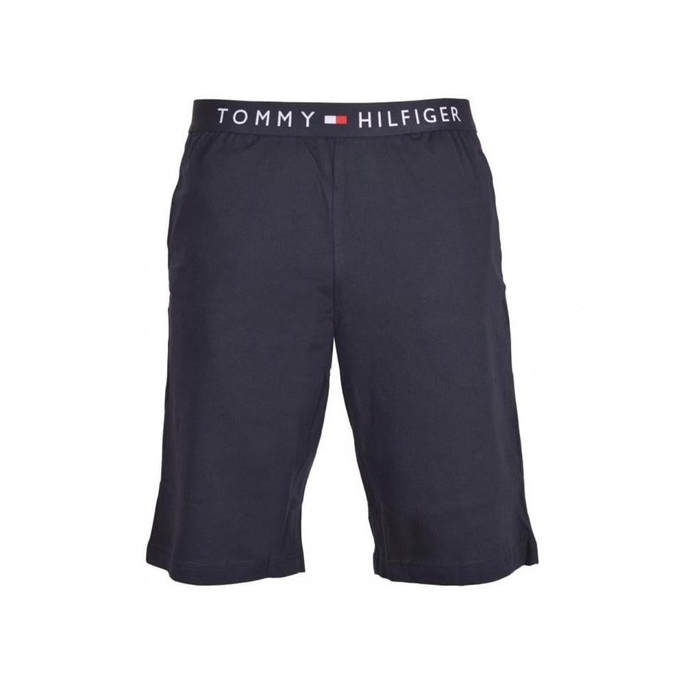 Tommy Hilfiger-Jersey Cotton Shorts, Navy-UNDERU
