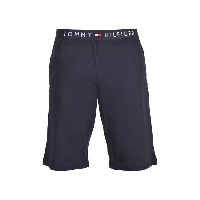 Tommy Hilfiger-Jersey Cotton Shorts, Navy-UNDERU