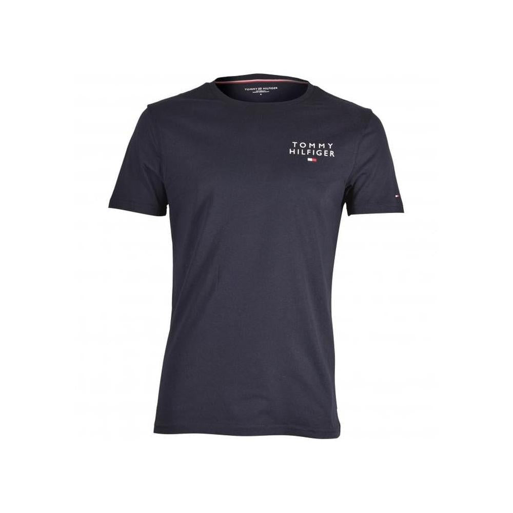 Tommy Hilfiger-Classic Logo T-Shirt, Navy-UNDERU