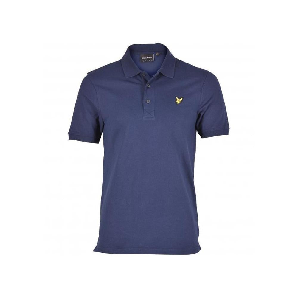 Classic Pique Polo Shirt, Navy-Lyle & Scott-UNDERU