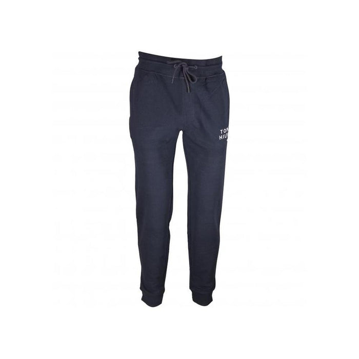 Tommy Hilfiger-Classic Logo Tracksuit Jogging Bottoms, Navy-UNDERU