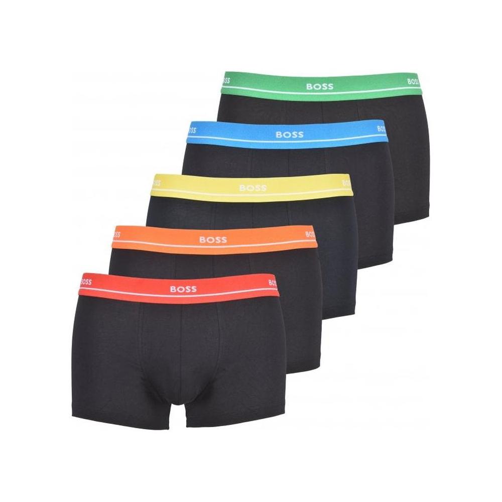 BOSS-5-Pack Classic Boxer Trunks, Black/multicolours-UNDERU