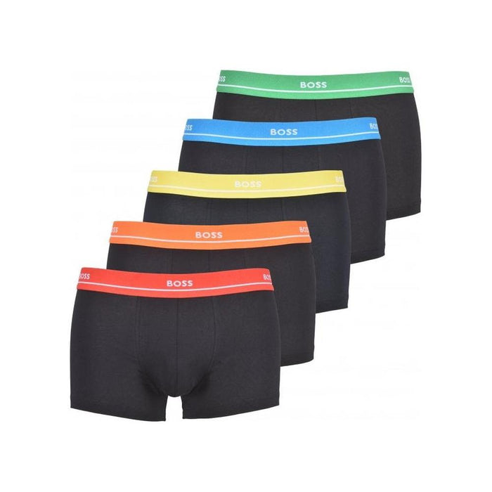 BOSS-5-Pack Classic Boxer Trunks, Black/multicolours-UNDERU