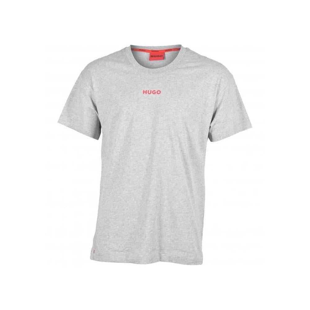 HUGO-Linked T-Shirt, Medium Grey Melange-UNDERU