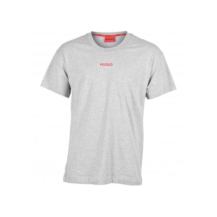HUGO-Linked T-Shirt, Medium Grey Melange-UNDERU