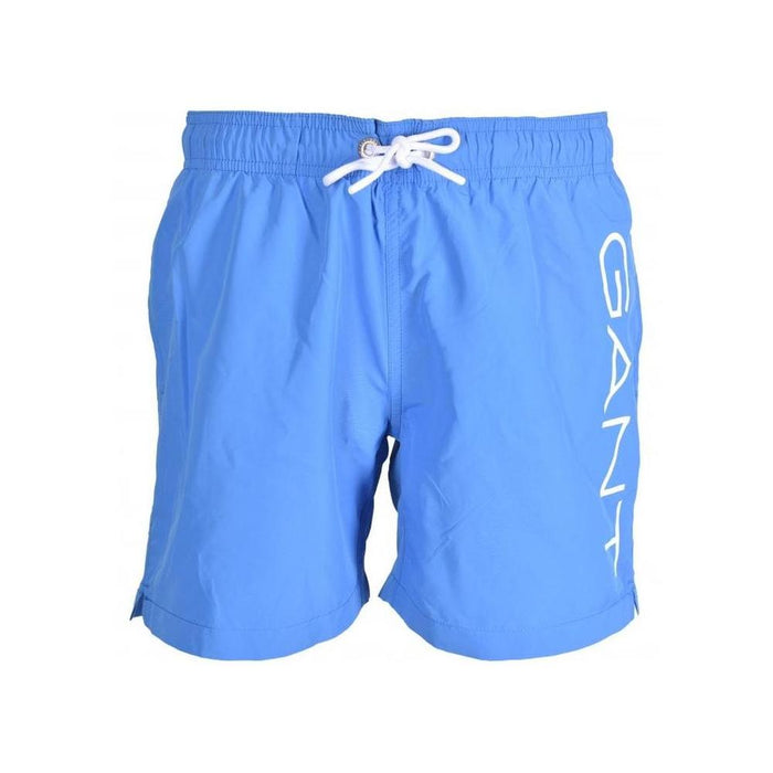 GANT-Lightweight Logo Boys Swim Shorts, Day Blue-UNDERU