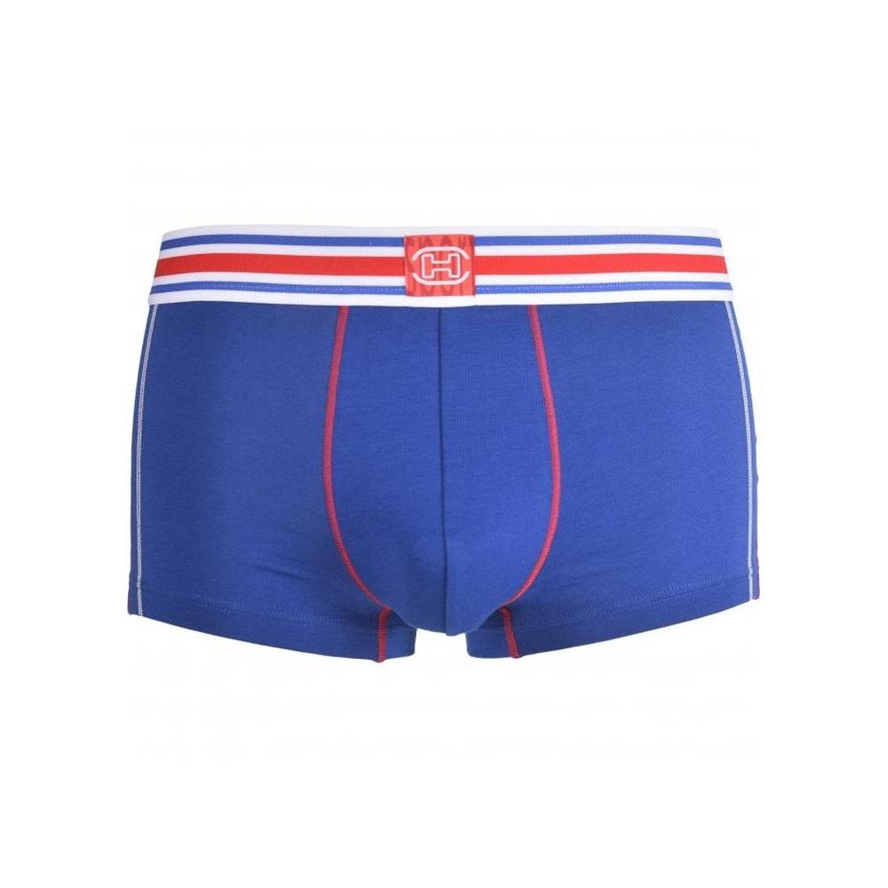 HOM-Tie Break Sports Contrast Boxer Trunk, Blue-UNDERU