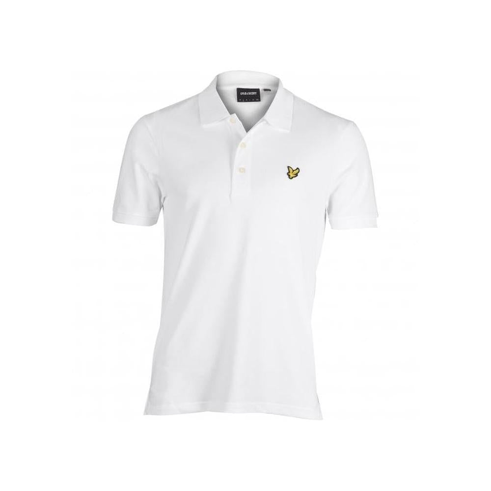 Lyle & Scott-Classic Pique Polo Shirt, White-UNDERU